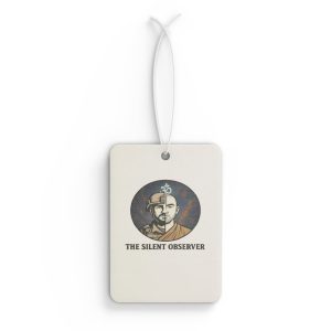 The Silent Observer Car Air Freshener | Unique Aromatic Decor, Gift for Yogis, Mindfulness Lovers, Home Fragrance