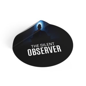 Chitragupta Vinyl Sticker - The Silent Observer, Custom Decal, Laptop Sticker, Gift for Students, Car Decoration