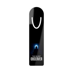 Elegant Metal Bookmark - The Silent Observer - Perfect Gift for Book Lovers, Readers, Study Decor, Literary Gifts, Unique Gifts for Her