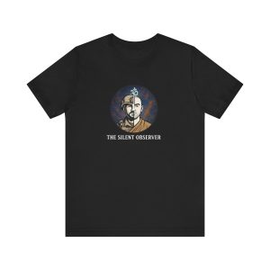 The Silent Observer Tee, Unisex Graphic Tee, Meditation Inspired Shirt, Yoga Clothing, Mindfulness Gift, Spiritual Apparel